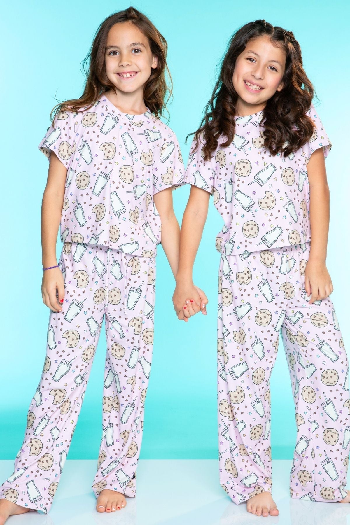 Simply Soft Easy Tee & Karate Pant - Pink Gingham Leopard