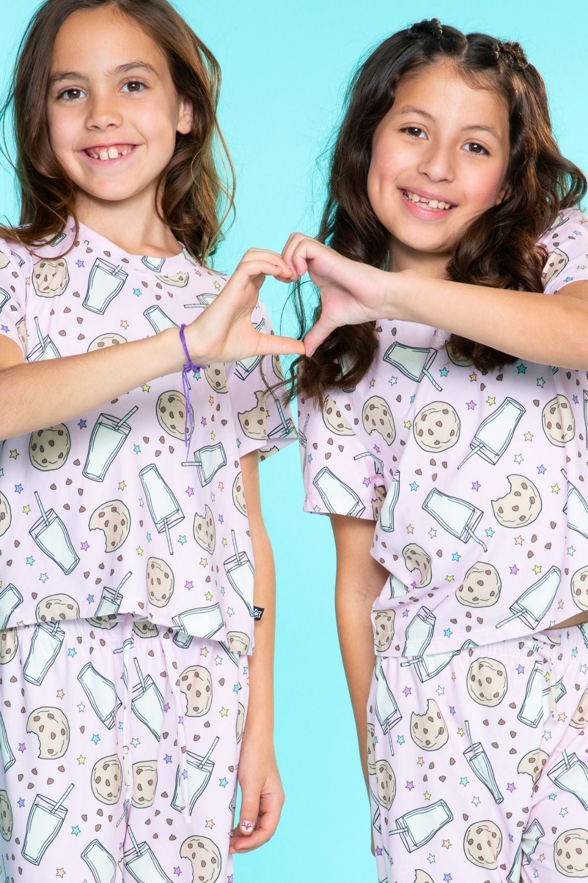 Simply Soft Easy Tee & Karate Pant - Pink Gingham Leopard