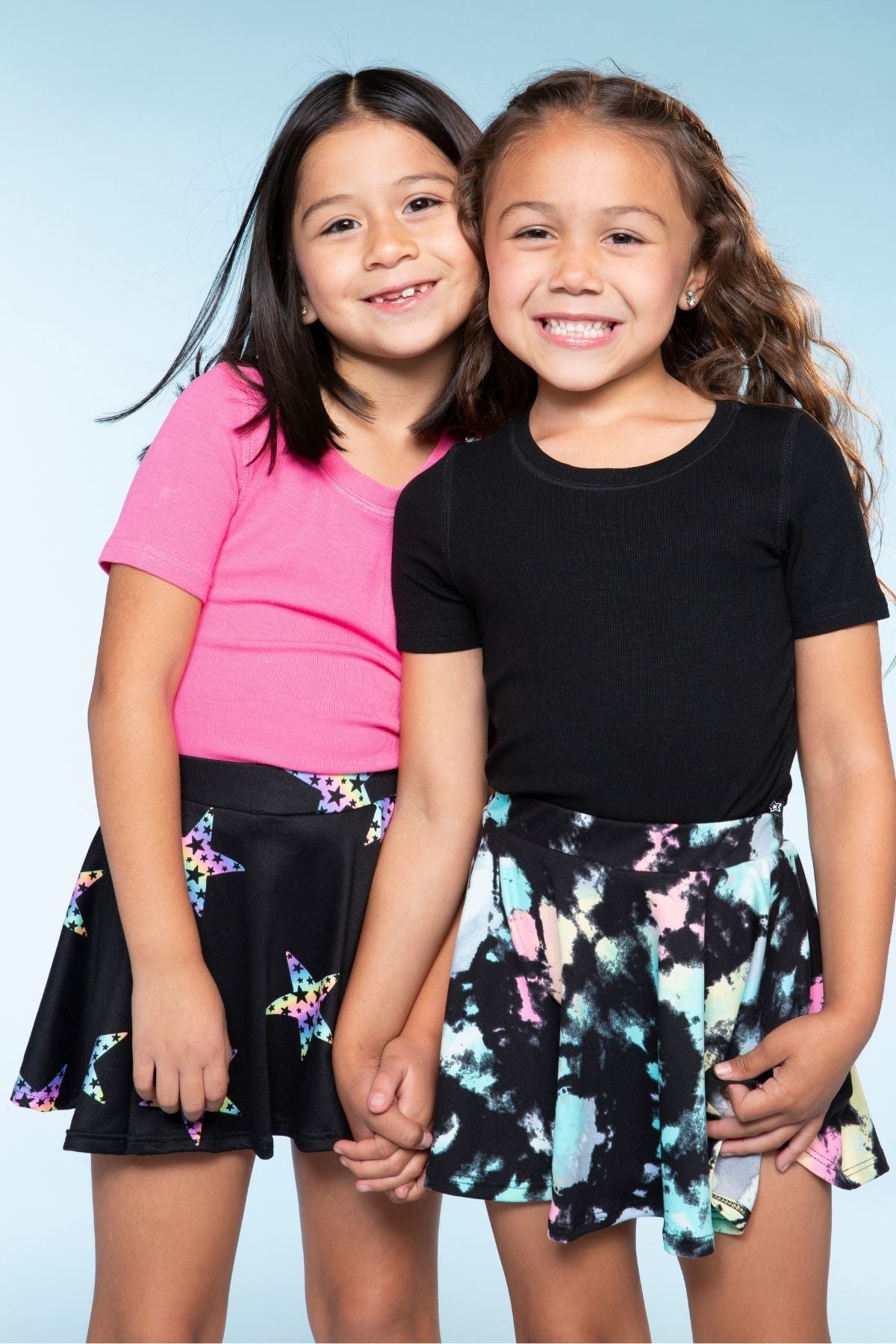 Simply Soft Skort - Pink Daisy Rainbow