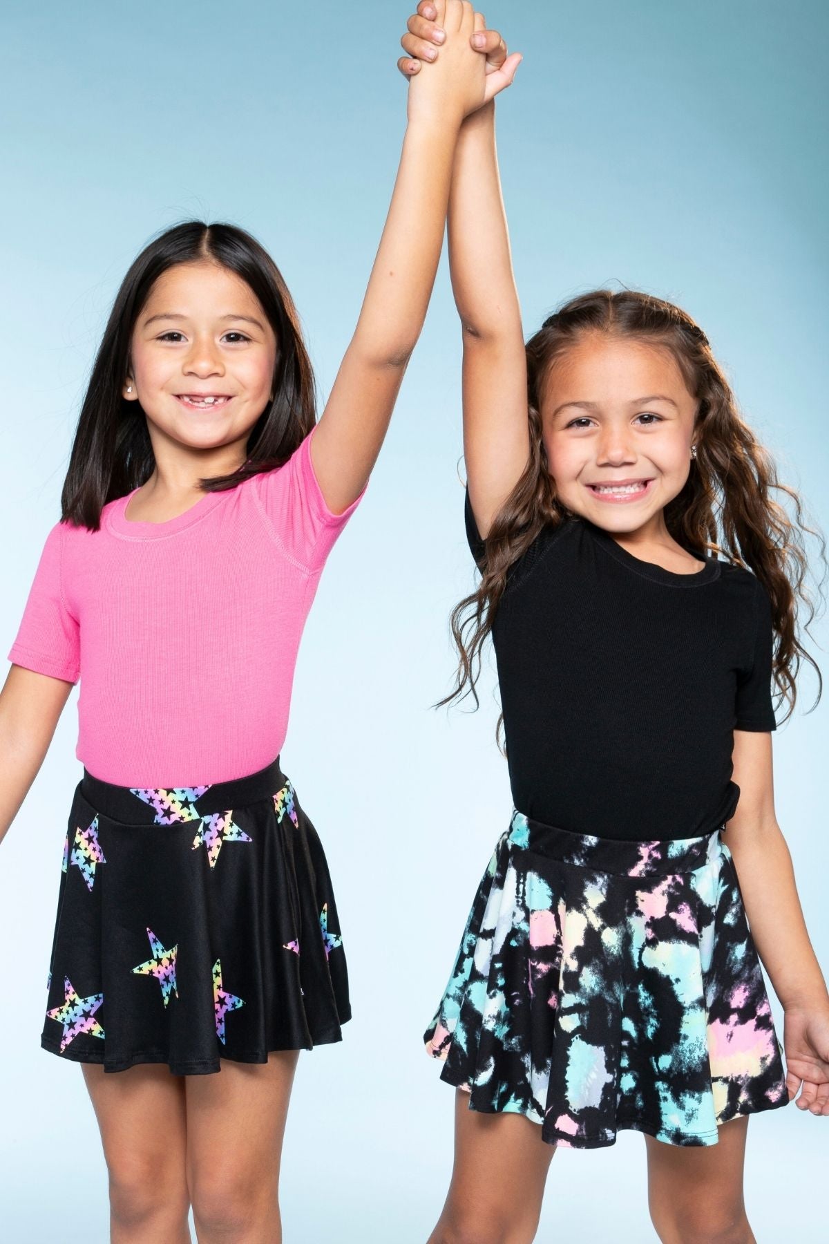 Simply Soft Skort - Pink Daisy Rainbow