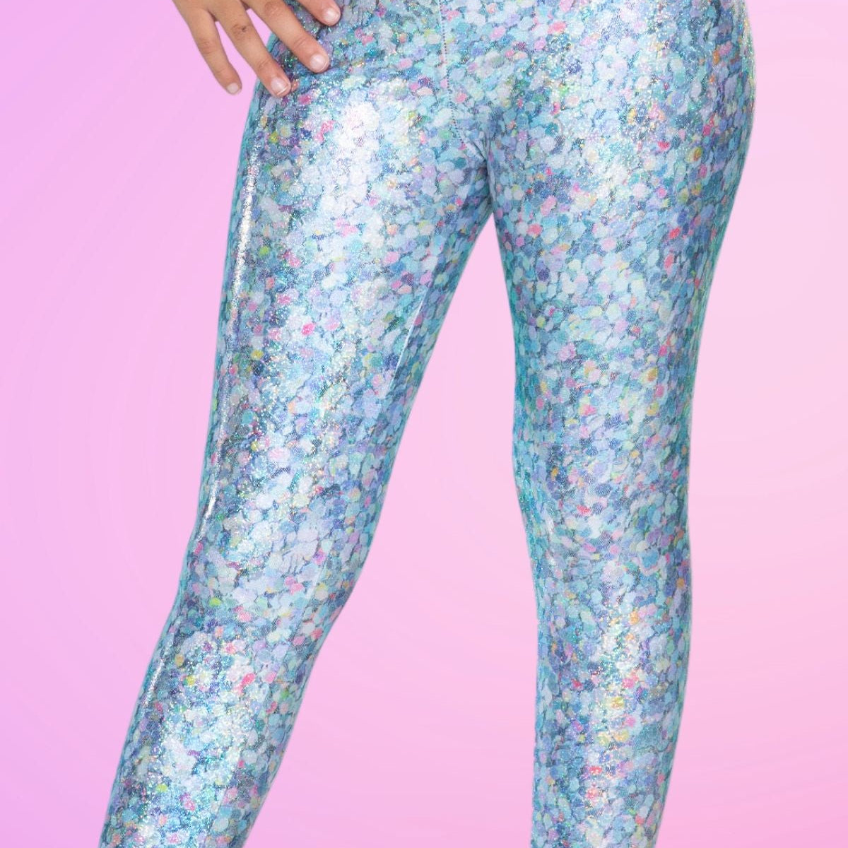 Glitter Foil High Shine Legging