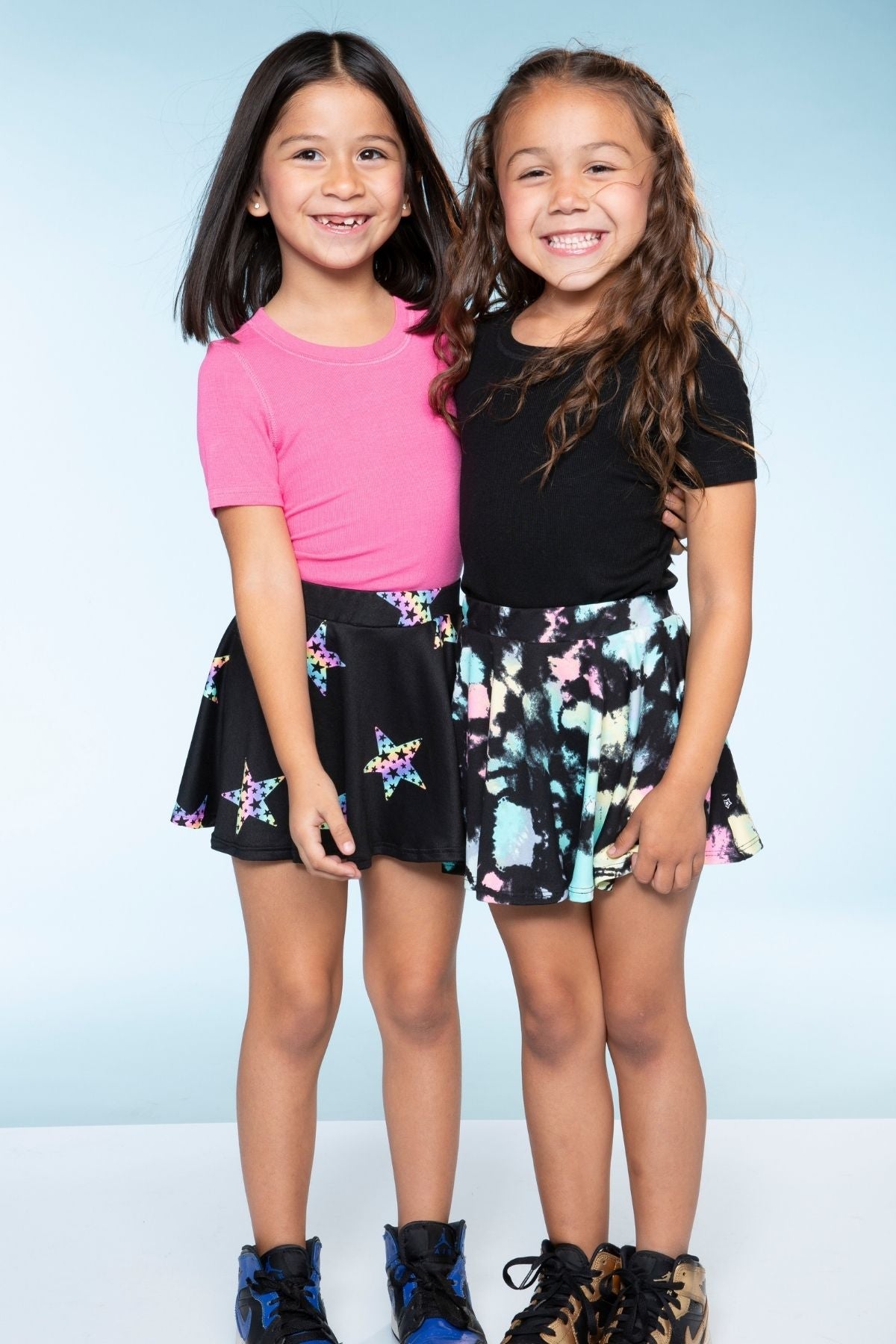Simply Soft Skort - Pink Daisy Rainbow