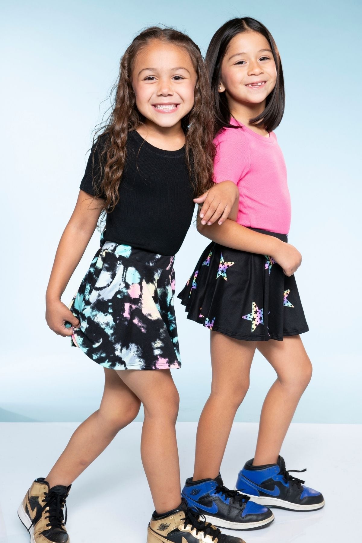 Simply Soft Skort - Pink Daisy Rainbow