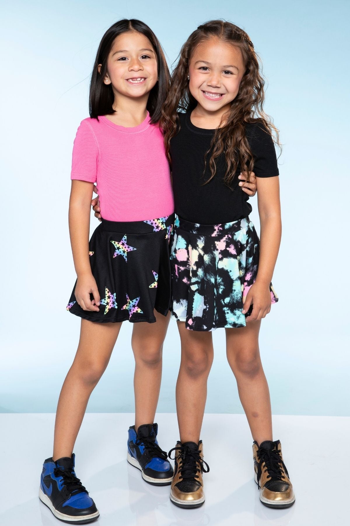 Simply Soft Skort - Pink Daisy Rainbow