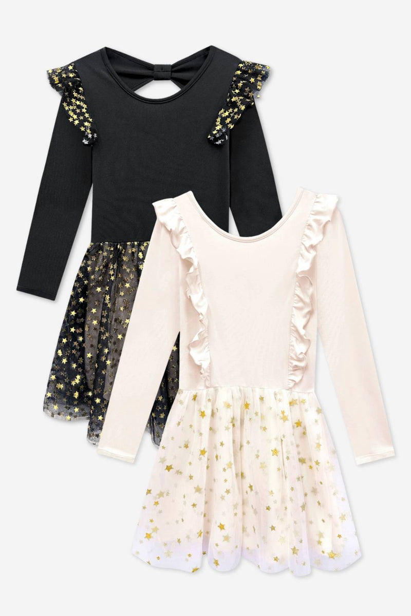 2-Pack Simply Soft L/S Tulle Dress