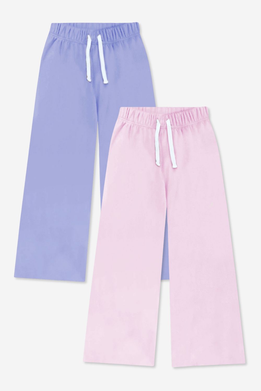 2 Pack Cloud Soft French Terry Wide Leg Sweatpant - Black | Denim