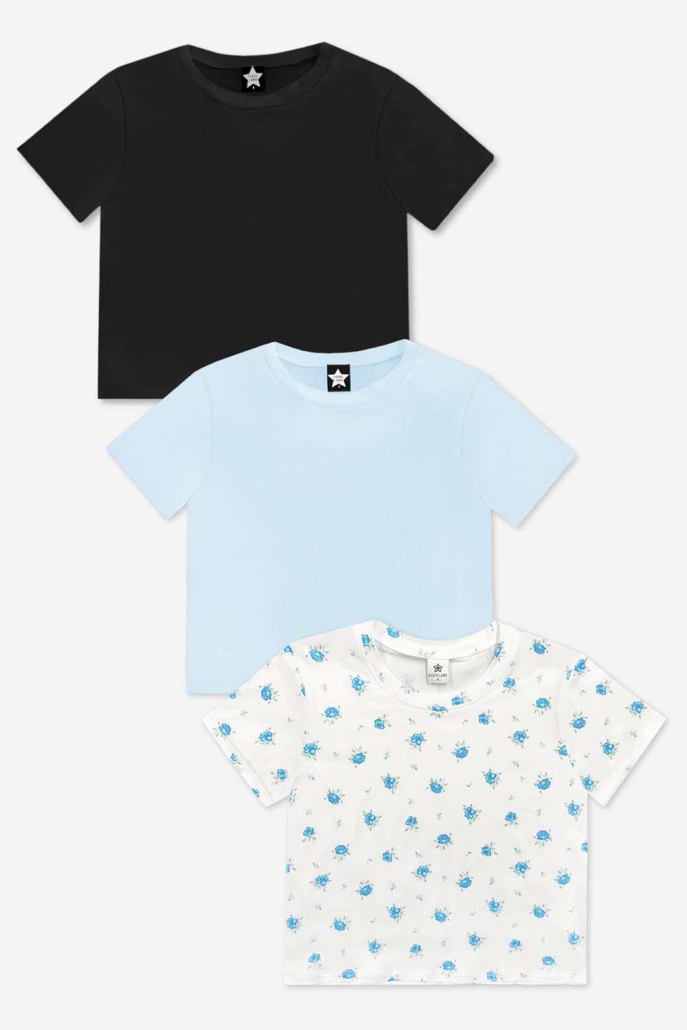 3 Pack Simply Soft Easy Tee - Blush | Pink | Ivory Americana Bow - NEW!