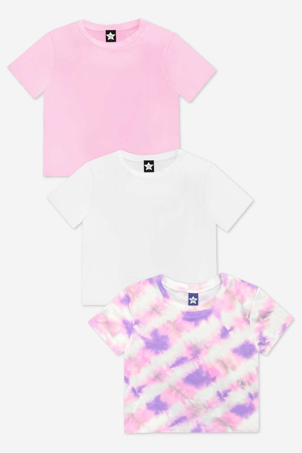 3 Pack Simply Soft Easy Tee - Blush | Pink | Ivory Americana Bow - NEW!