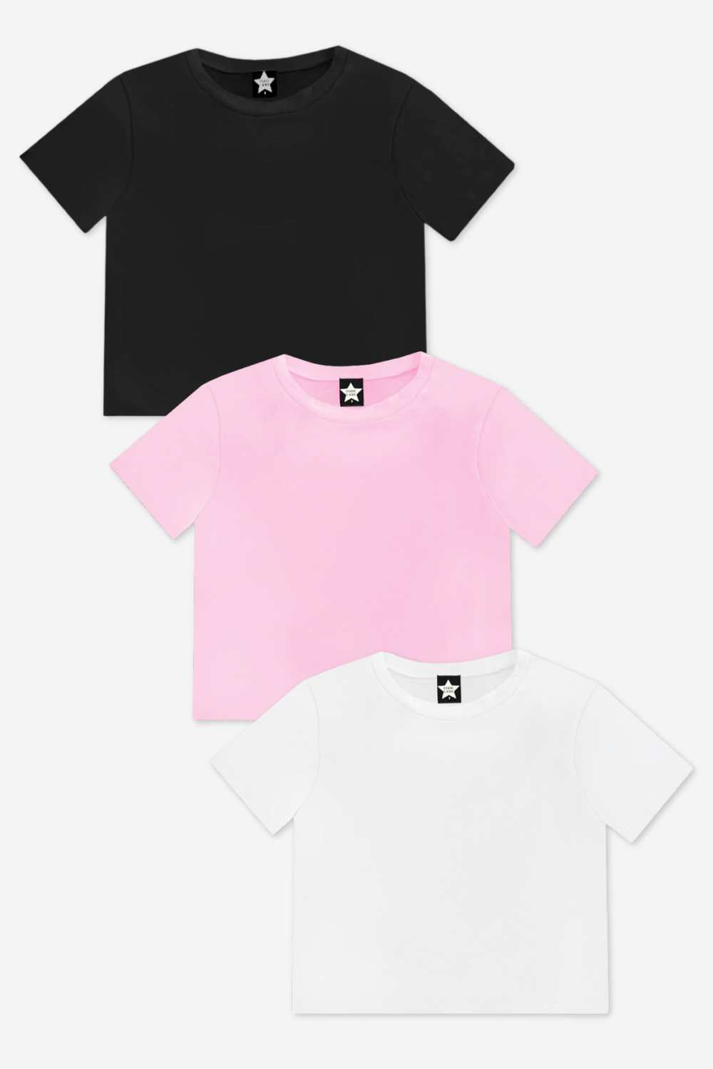 3 Pack Simply Soft Easy Tee - Blush | Pink | Ivory Americana Bow - NEW!