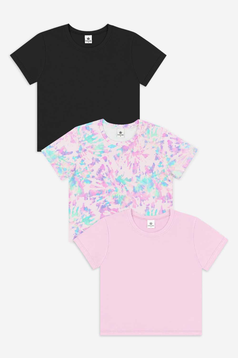 3 Pack Simply Soft Easy Tee - Black | White | Neon Pink - NEW!