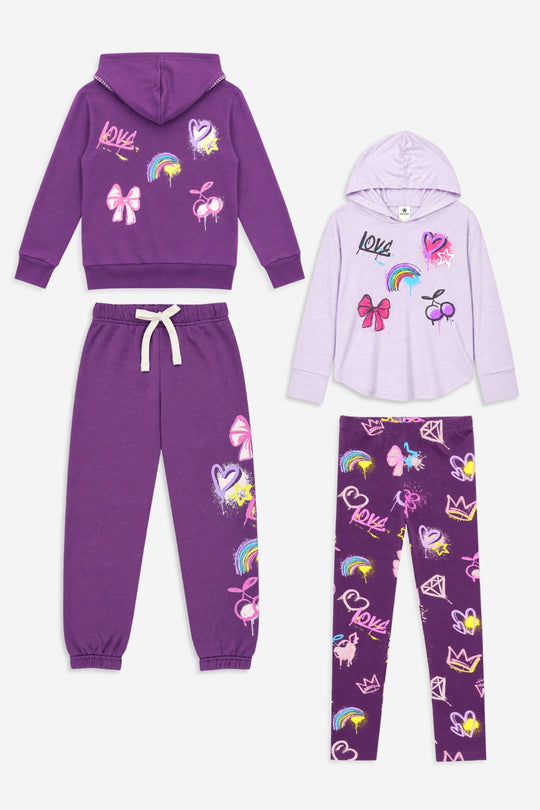 4 Pack Graffiti Emoji Set