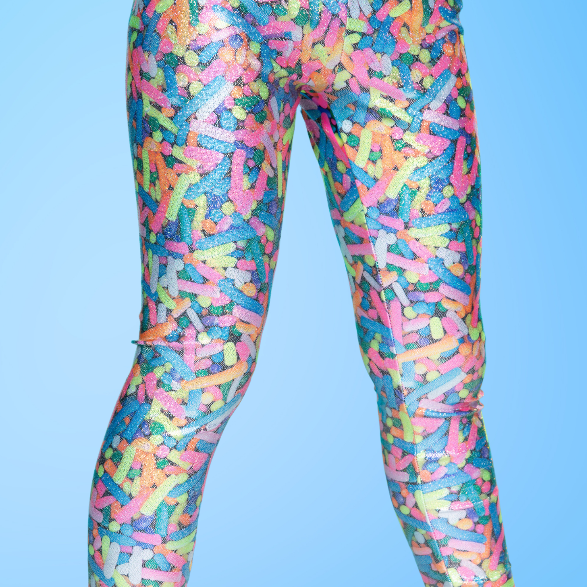 Glitter Foil High Shine Legging
