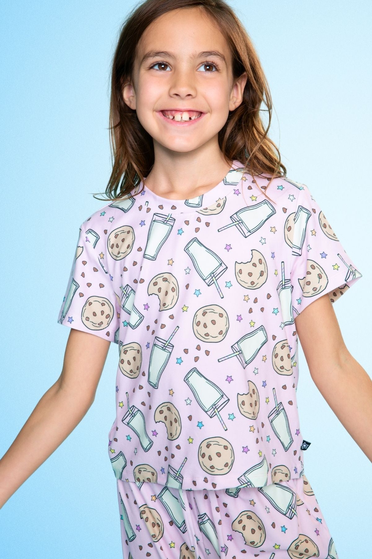 Simply Soft Easy Tee & Karate Pant - Pink Gingham Leopard