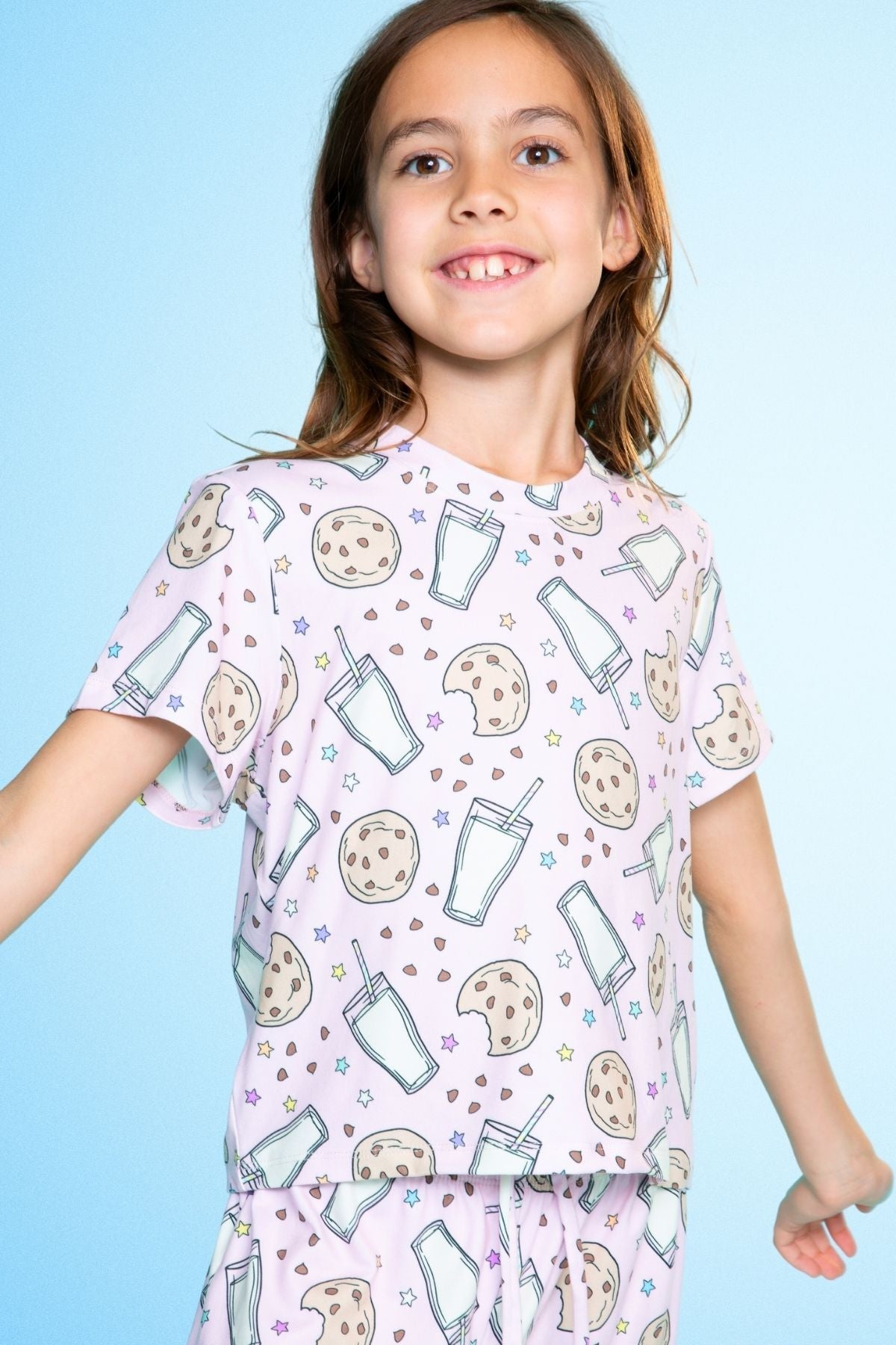 Simply Soft Easy Tee & Karate Pant - Pink Gingham Leopard