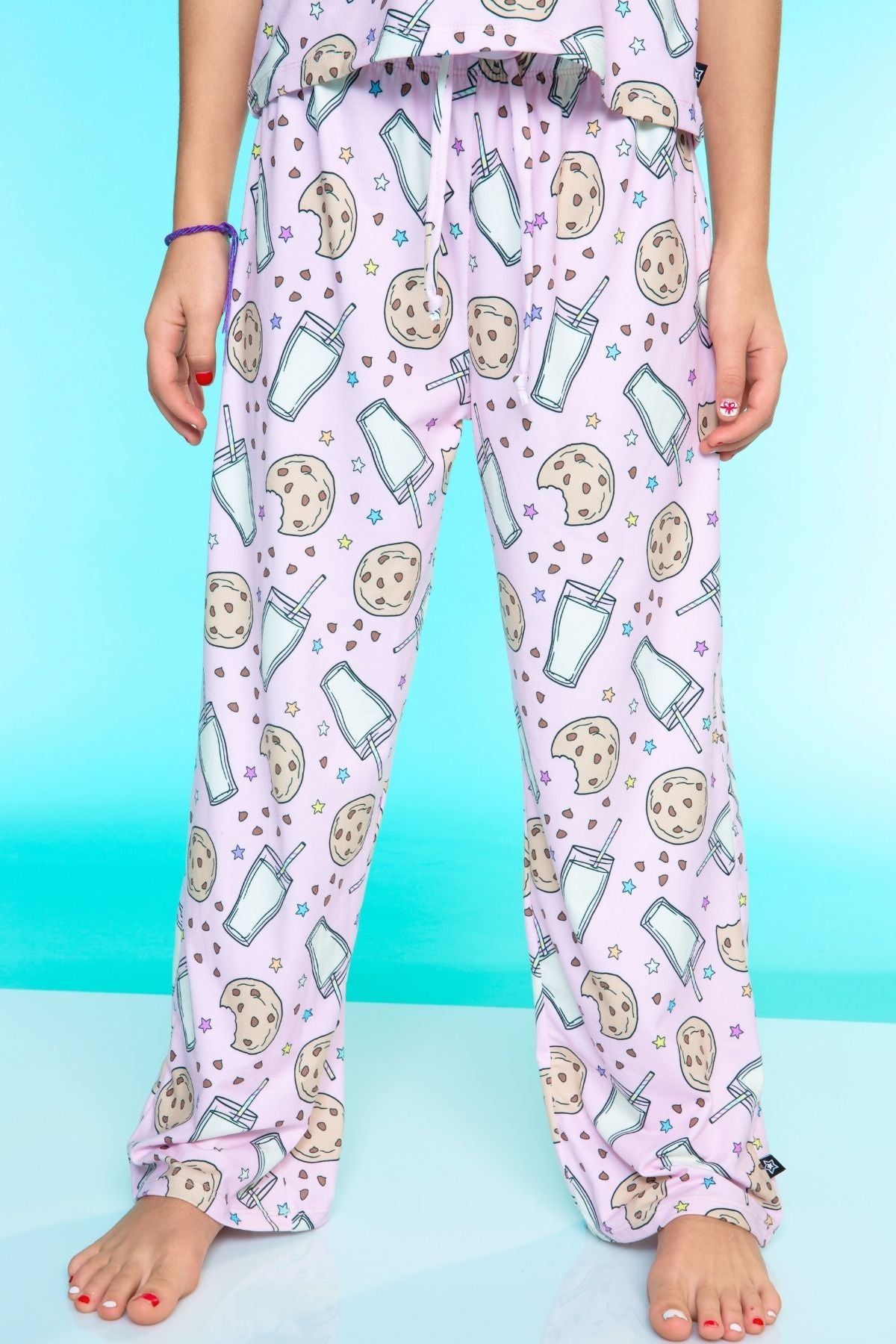Simply Soft Easy Tee & Karate Pant - Pink Gingham Leopard