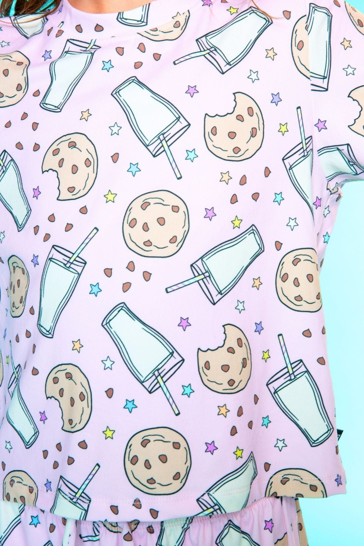 Simply Soft Easy Tee & Karate Pant - Pink Gingham Leopard