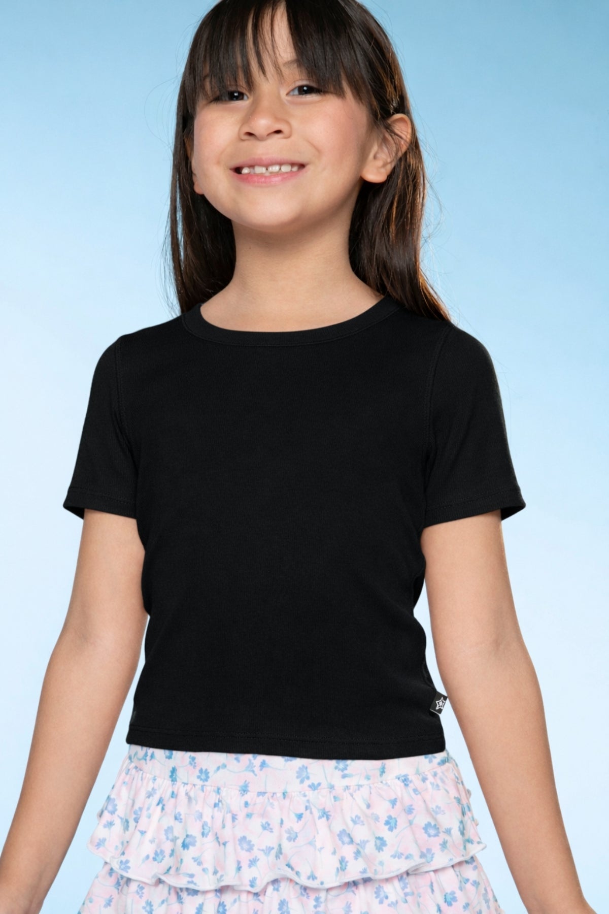 Ultra-Soft Ribbed Fitted Tee - Petal Pink - NEW!