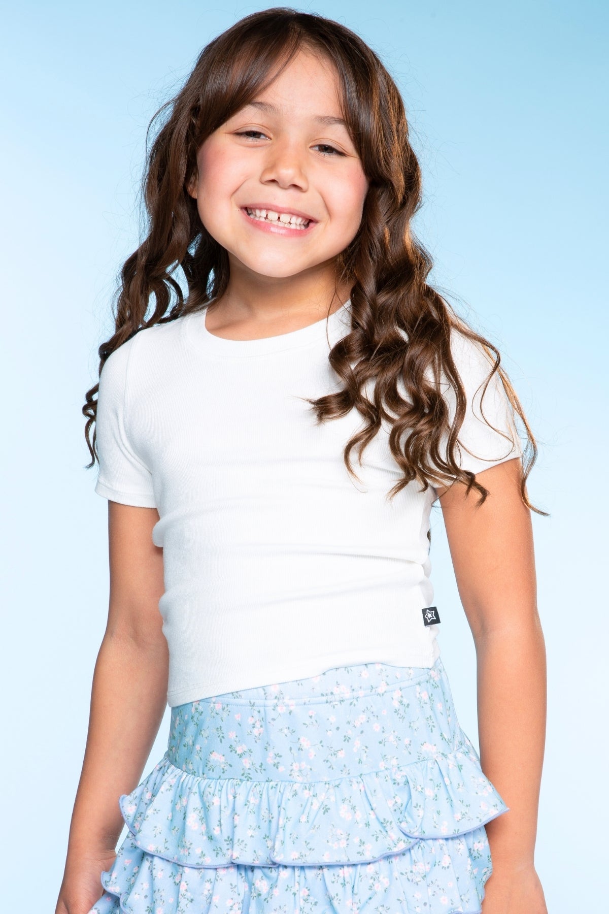 Ultra-Soft Ribbed Fitted Tee - Petal Pink - NEW!