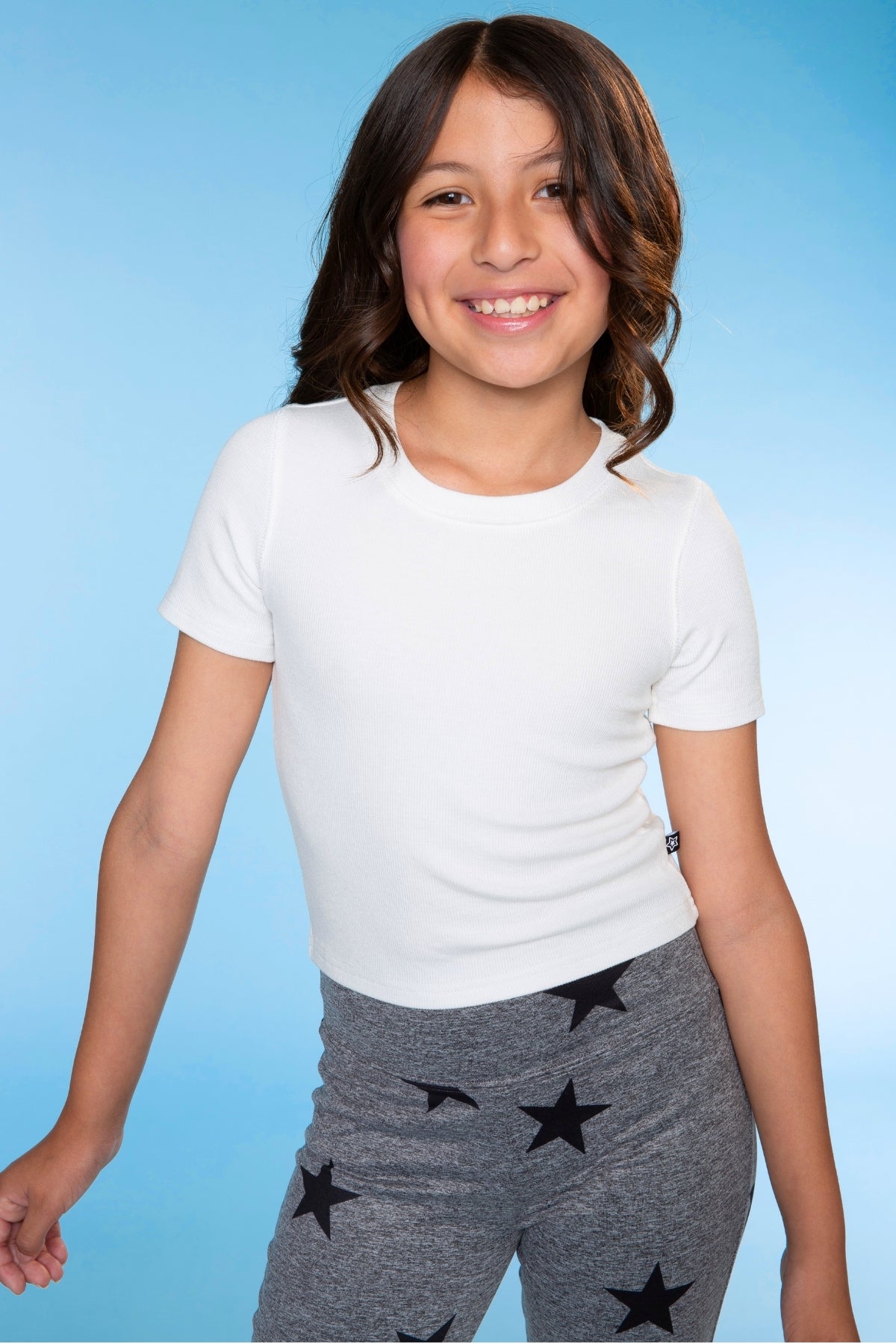 Ultra-Soft Ribbed Fitted Tee - Petal Pink - NEW!