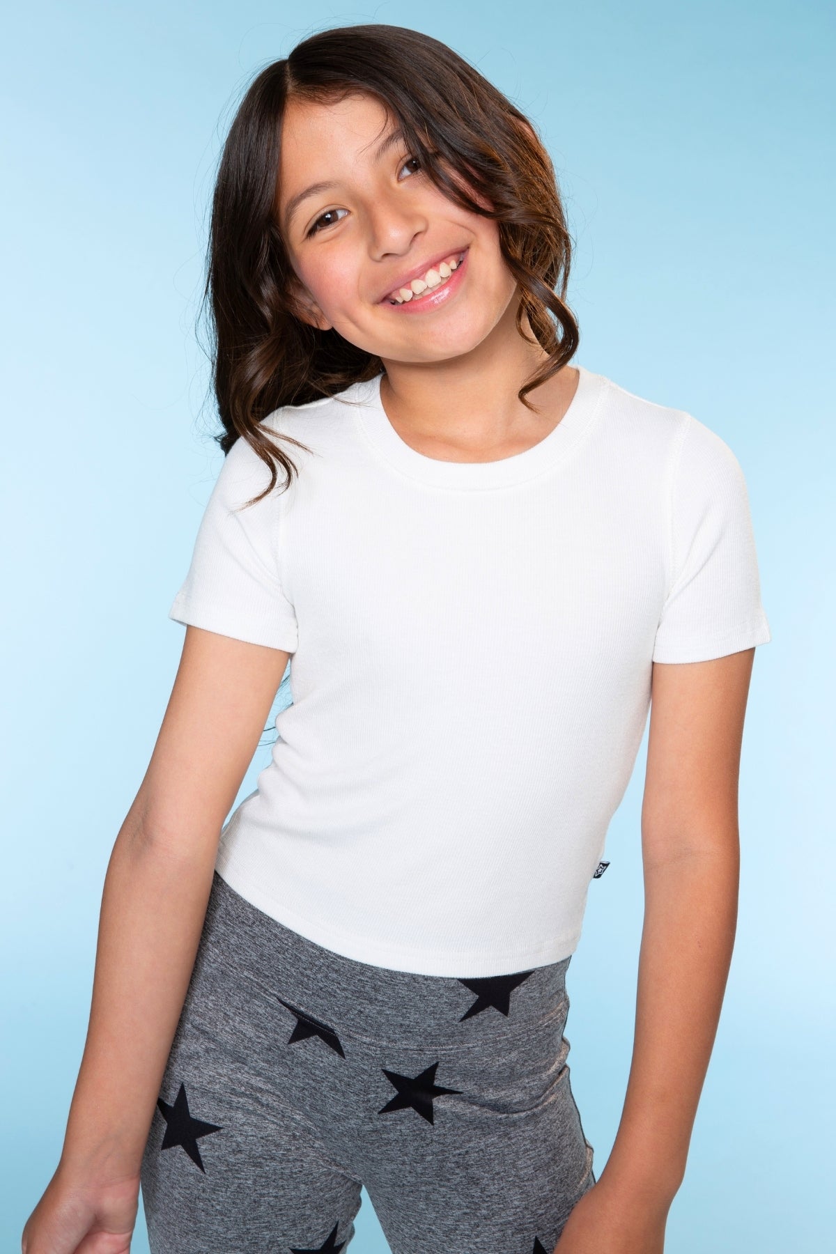 Ultra-Soft Ribbed Fitted Tee - Petal Pink - NEW!