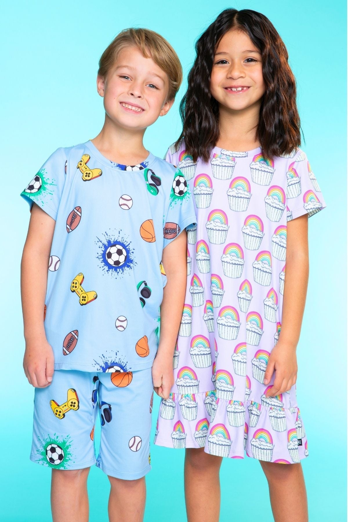 Simply Soft Short Sleeve Tee & Lounge Short - Burger & Fries - On Sale!