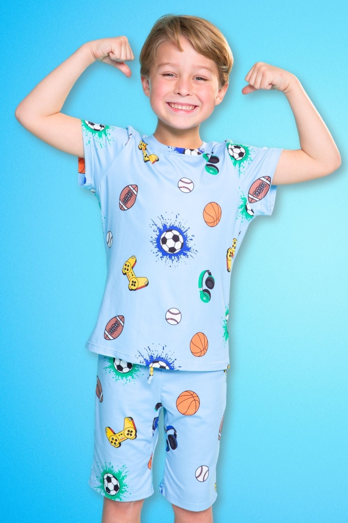 Simply Soft Short Sleeve Tee & Lounge Short - Burger & Fries - On Sale!