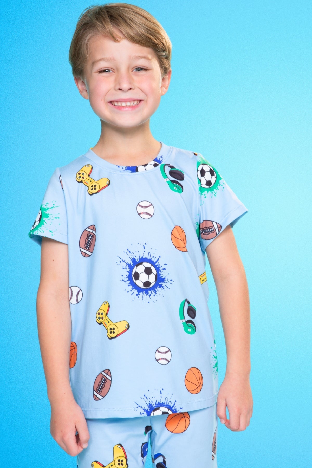Simply Soft Short Sleeve Tee & Lounge Short - Burger & Fries - On Sale!