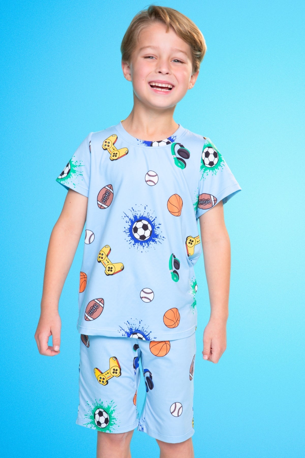 Simply Soft Short Sleeve Tee & Lounge Short - Burger & Fries - On Sale!