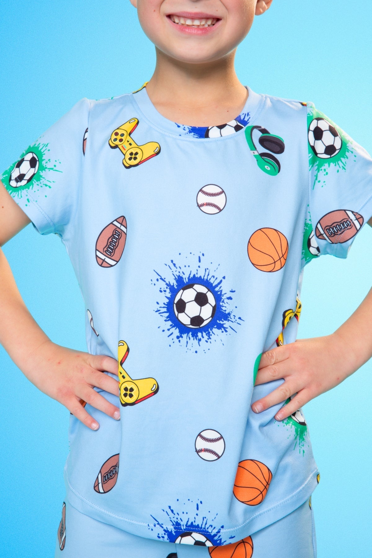 Simply Soft Short Sleeve Tee & Lounge Short - Burger & Fries - On Sale!