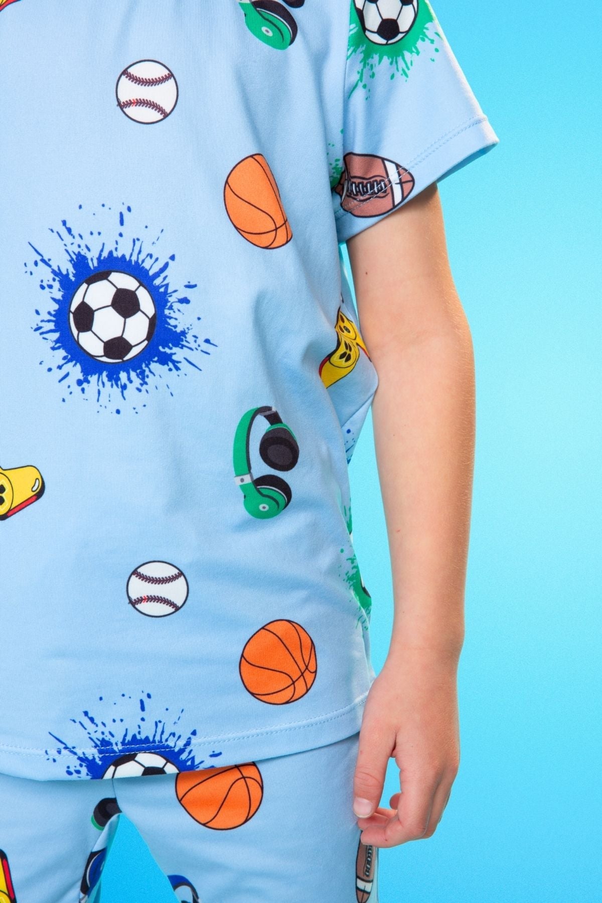 Simply Soft Short Sleeve Tee & Lounge Short - Burger & Fries - On Sale!