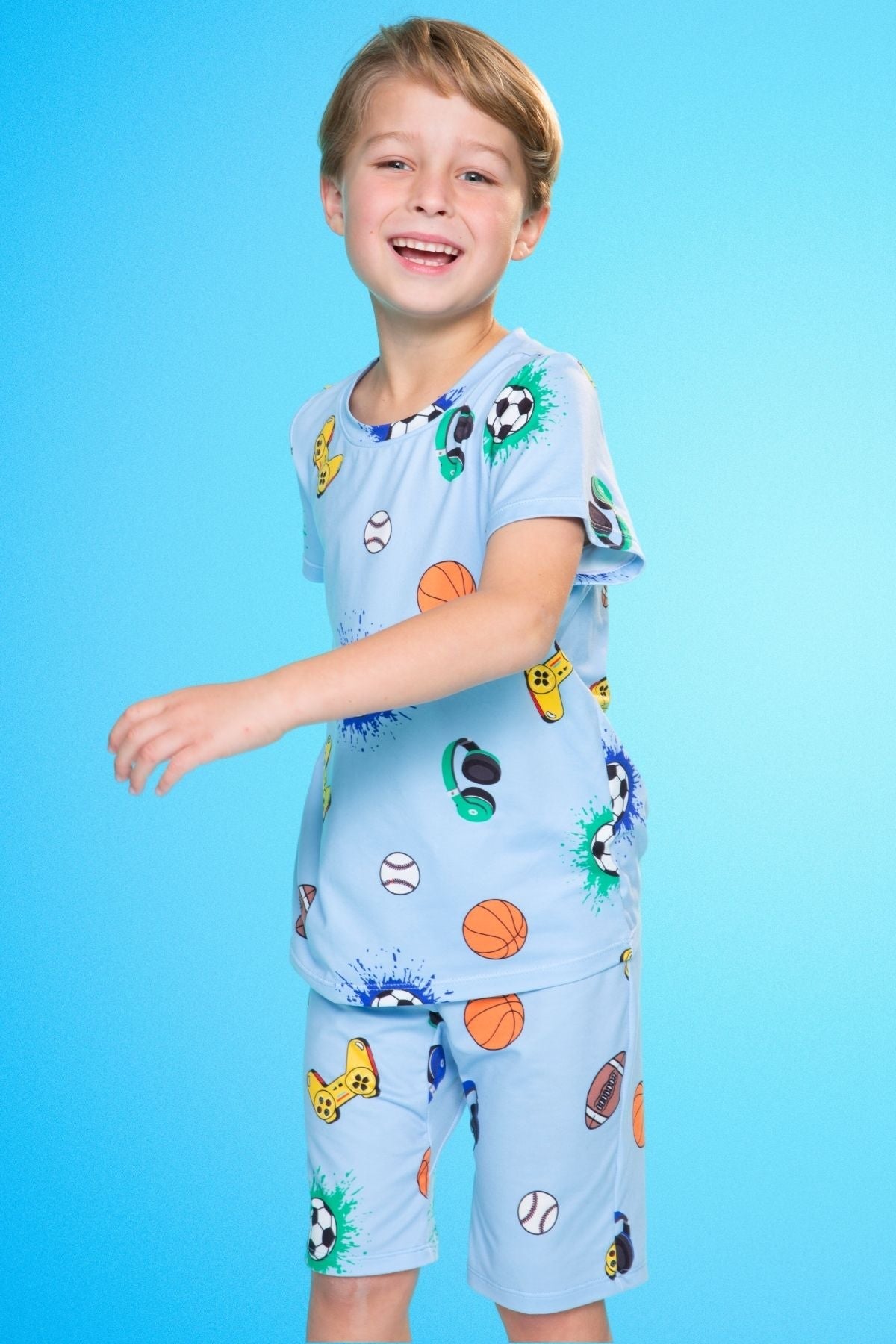 Simply Soft Short Sleeve Tee & Lounge Short - Burger & Fries - On Sale!