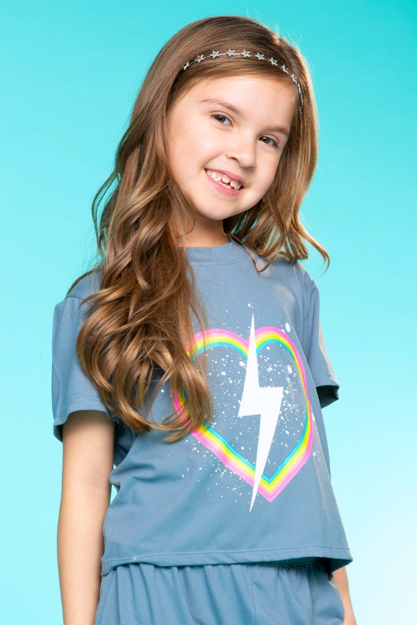 Simply Soft Easy Tee - Rainbow Star Peace Love - NEW!