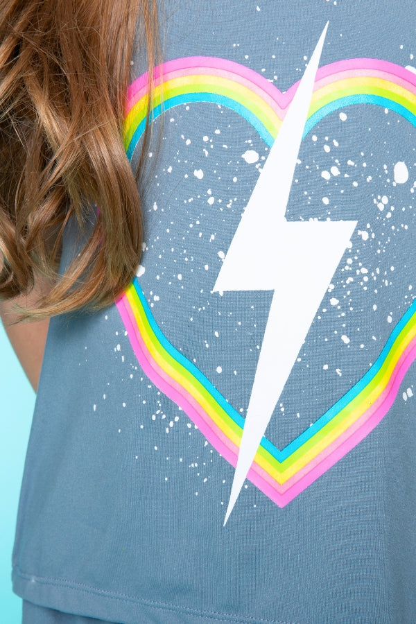 Simply Soft Easy Tee - Rainbow Star Peace Love - NEW!