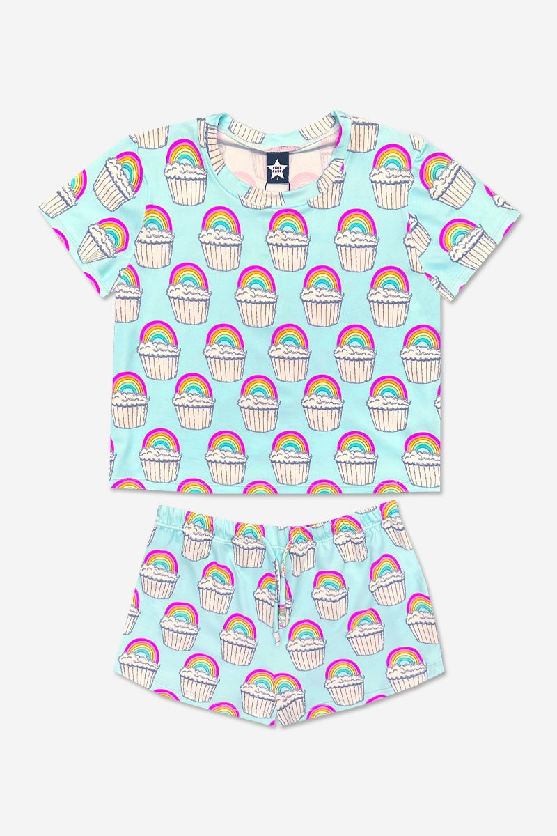 Simply Soft Easy Tee & Dolphin Short - Rainbow S'Mores - NEW!