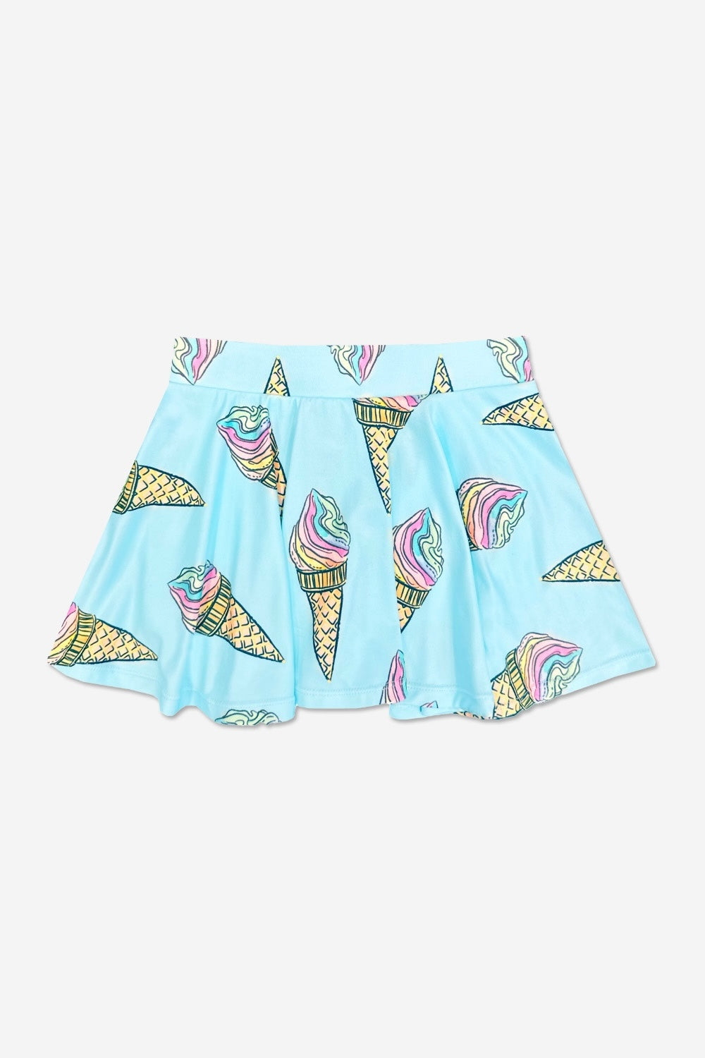 Simply Soft Skort - Pink Daisy Rainbow