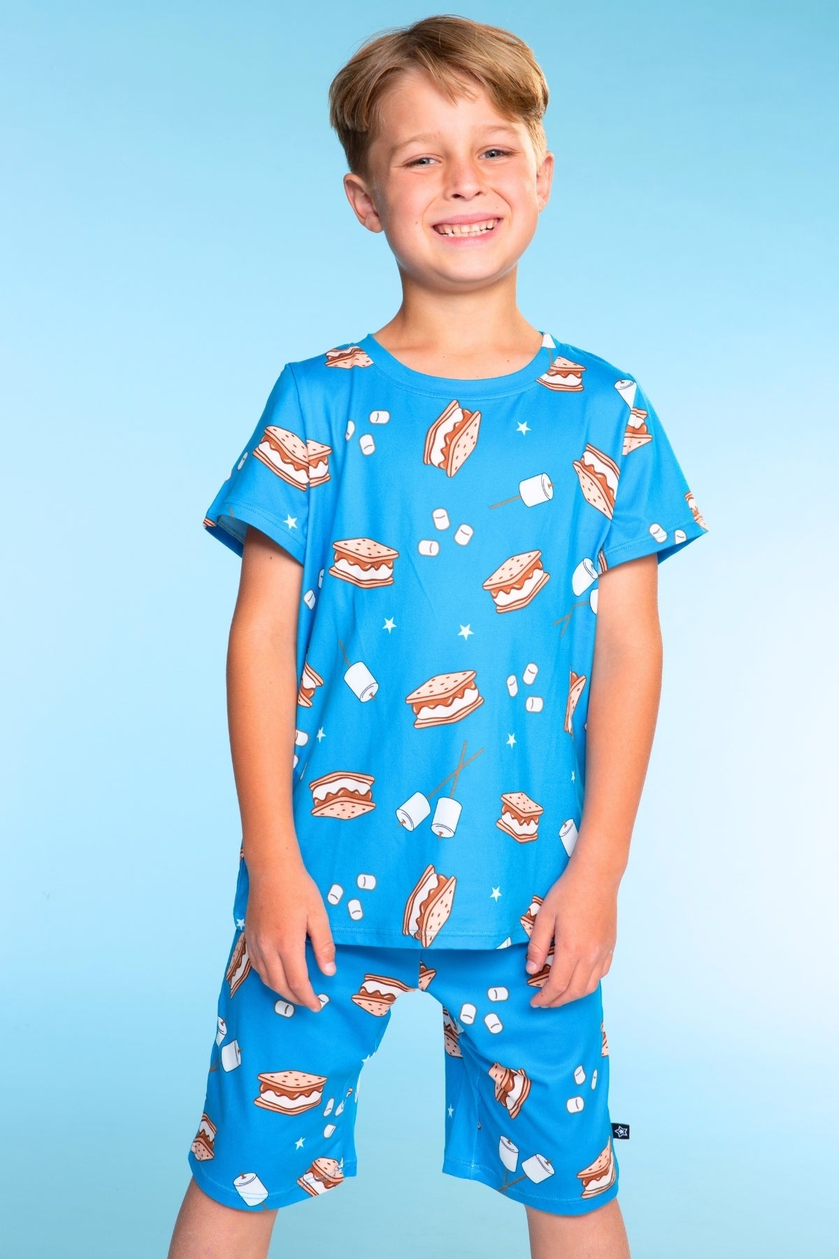 Simply Soft Short Sleeve Tee & Lounge Short - Burger & Fries - On Sale!