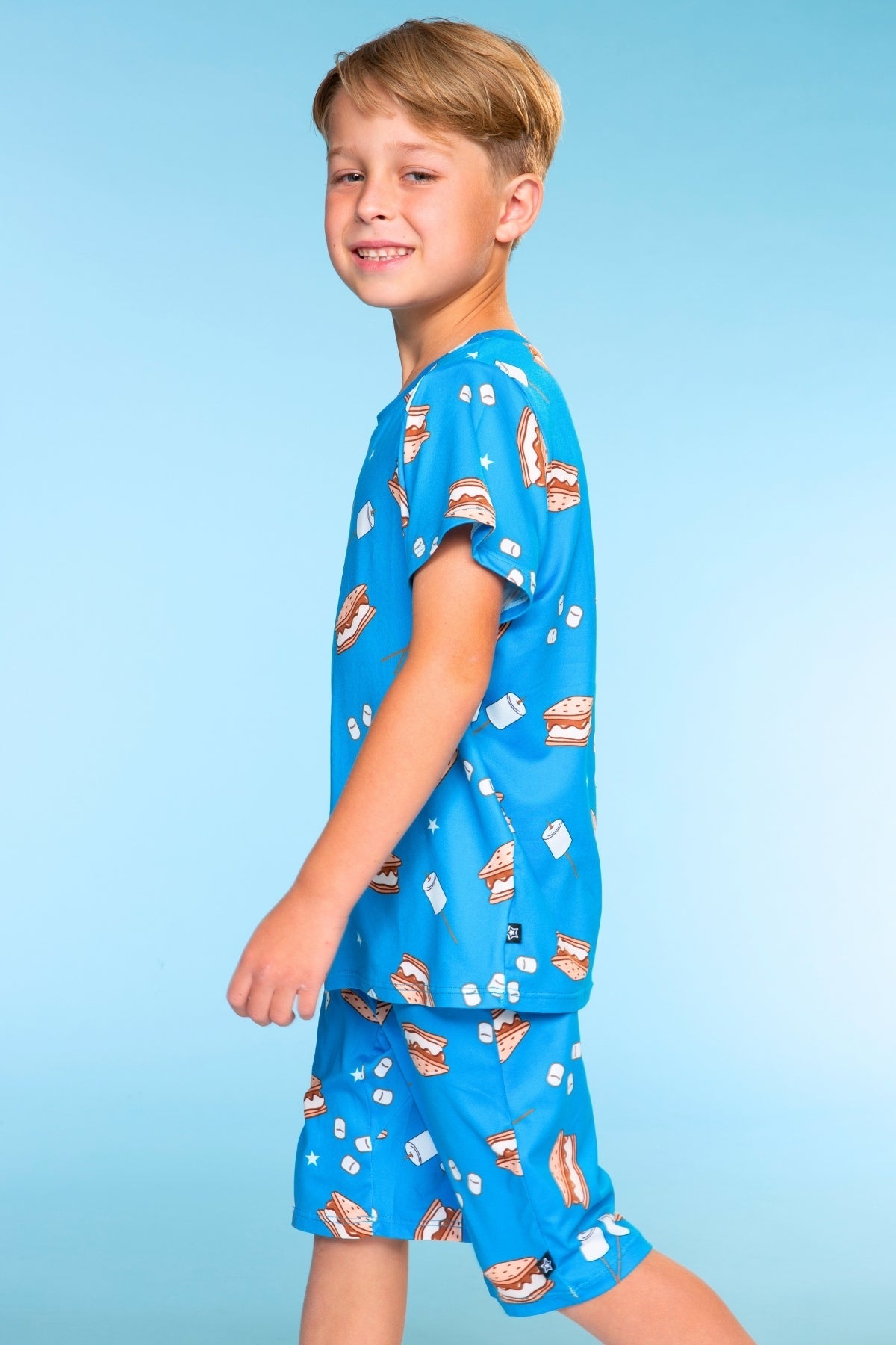 Simply Soft Short Sleeve Tee & Lounge Short - Burger & Fries - On Sale!