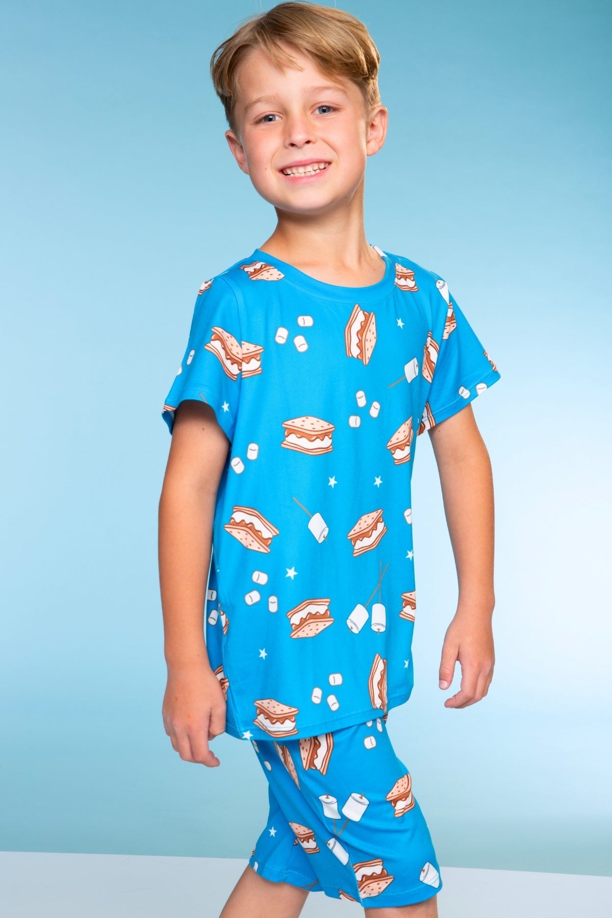 Simply Soft Short Sleeve Tee & Lounge Short - Burger & Fries - On Sale!