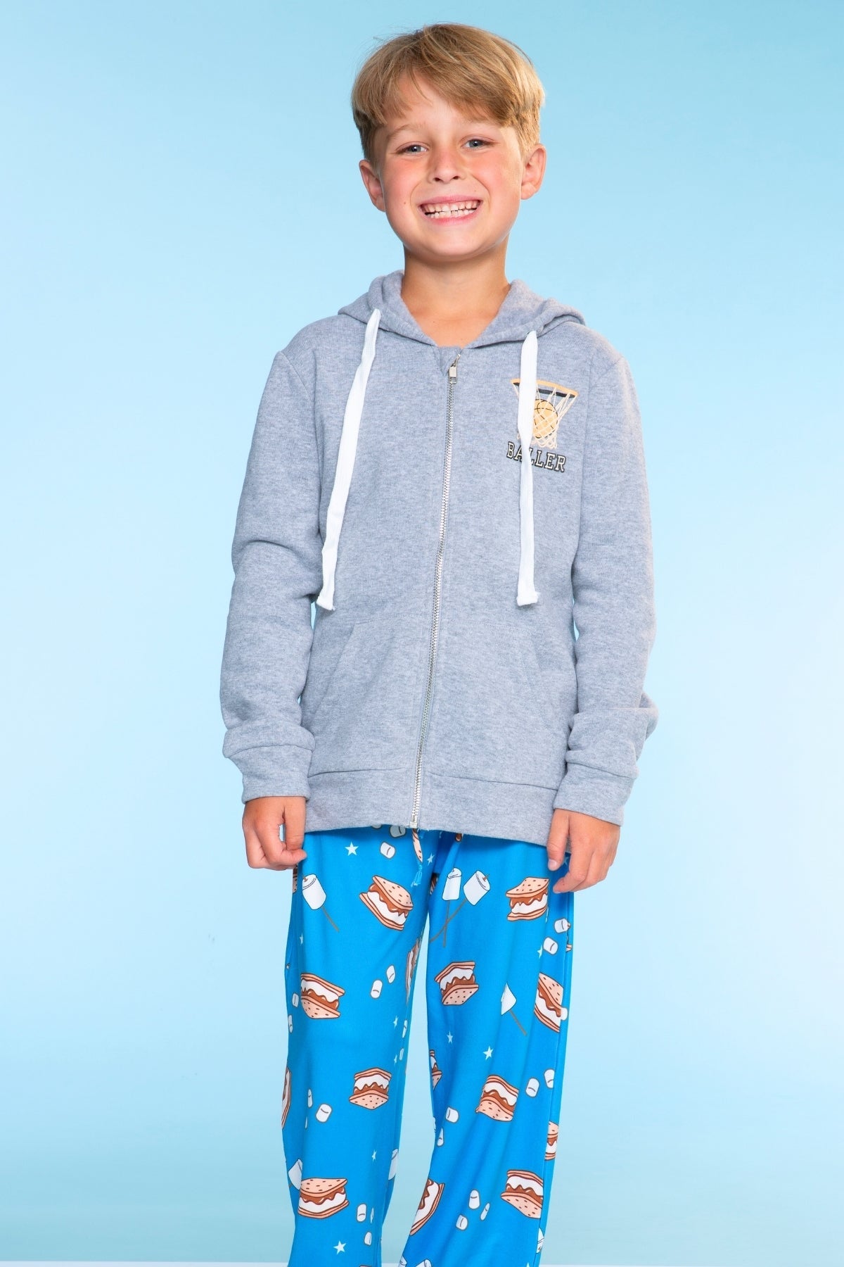 Simply Soft Karate Pant - Hunter Plaid