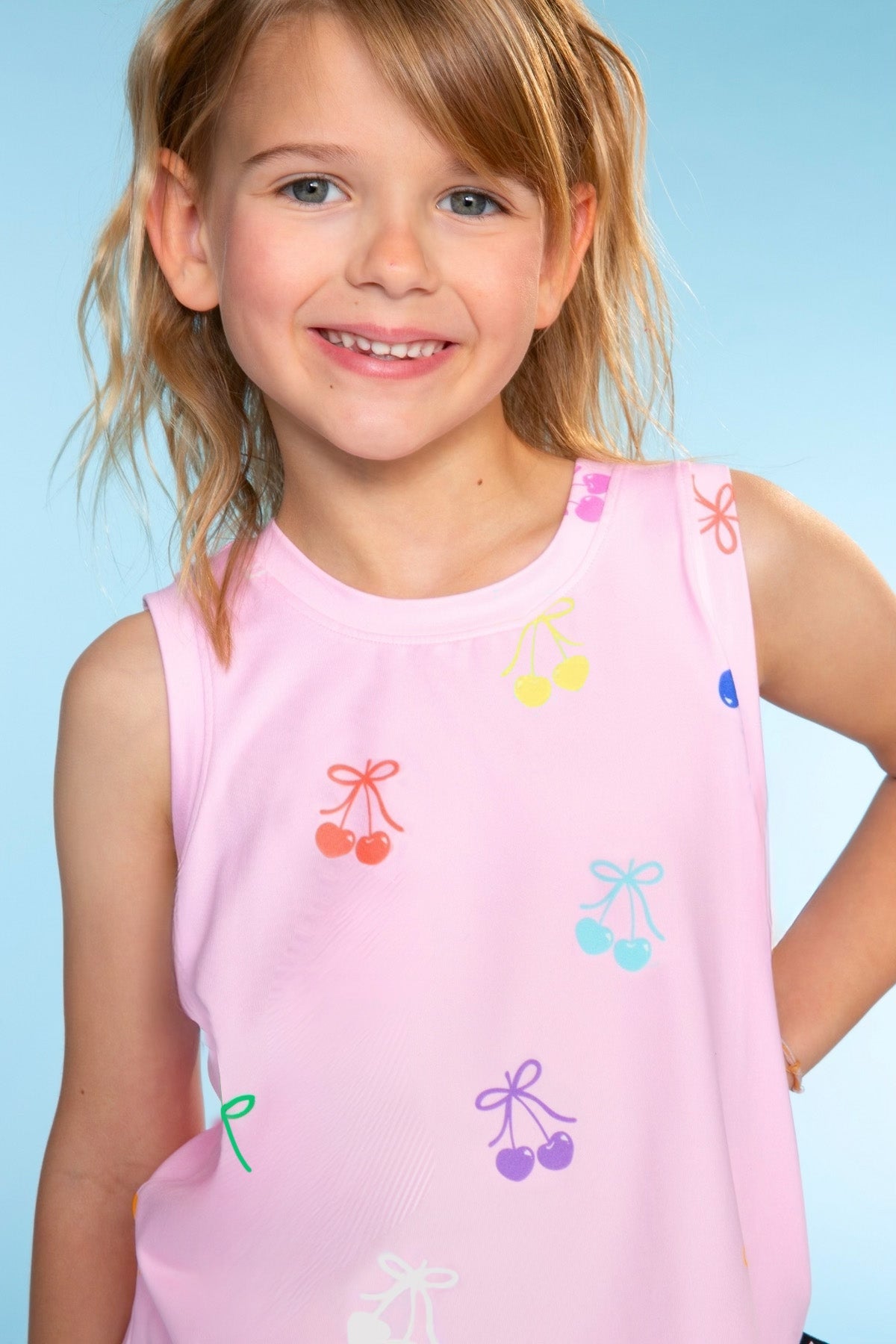 Simply Soft Sleeveless Easy Tank & Dolphin Short - Purple Tie Dye Gumball