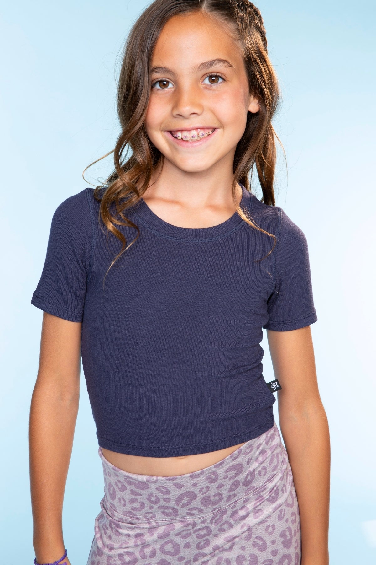 3-Pack Ultra-Soft Ribbed Fitted Tee - Light Blue Ivory Ditsy Floral | Light Pink Ditsy Floral | Ivory Pink Stripe