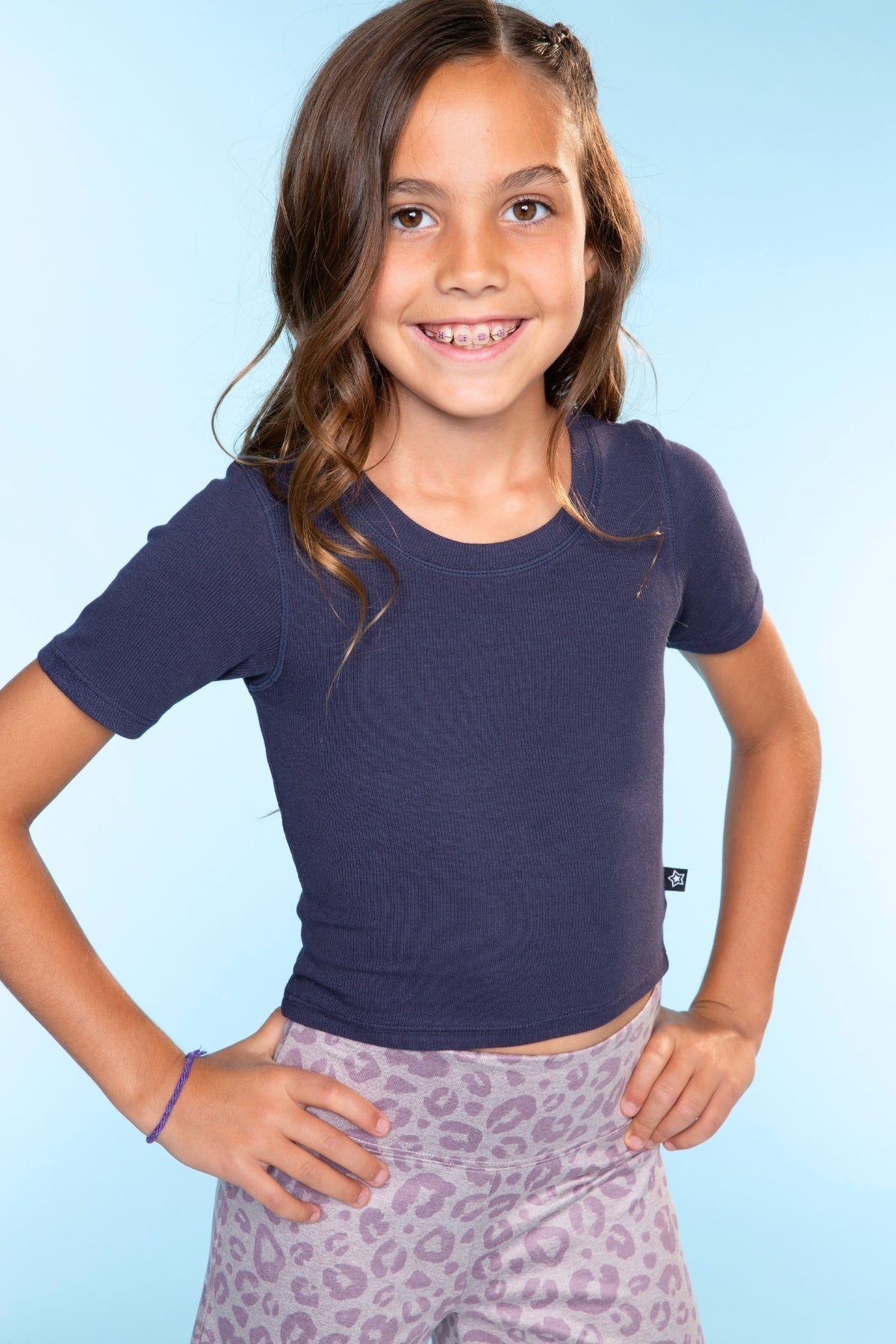 Ultra-Soft Ribbed Fitted Tee - Petal Pink - NEW!