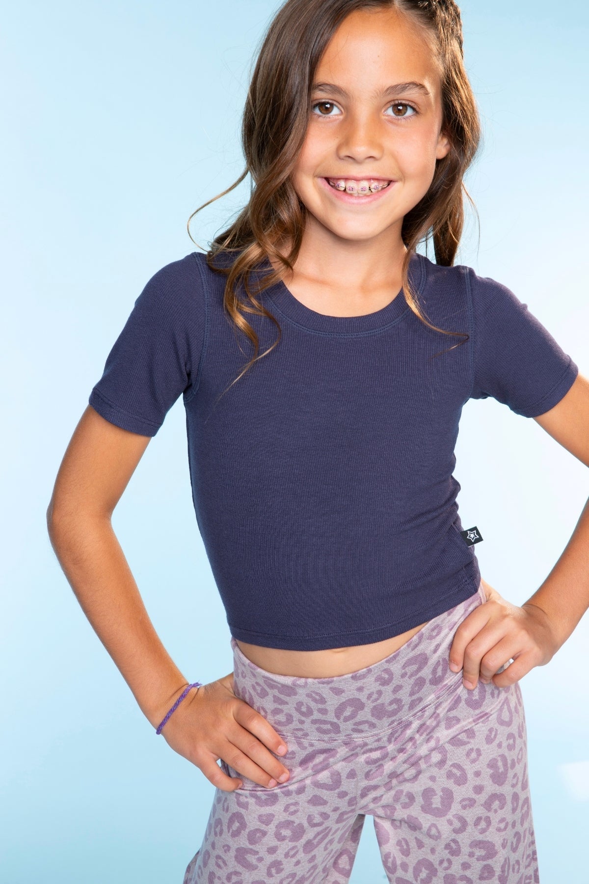 Ultra-Soft Ribbed Fitted Tee - Petal Pink - NEW!