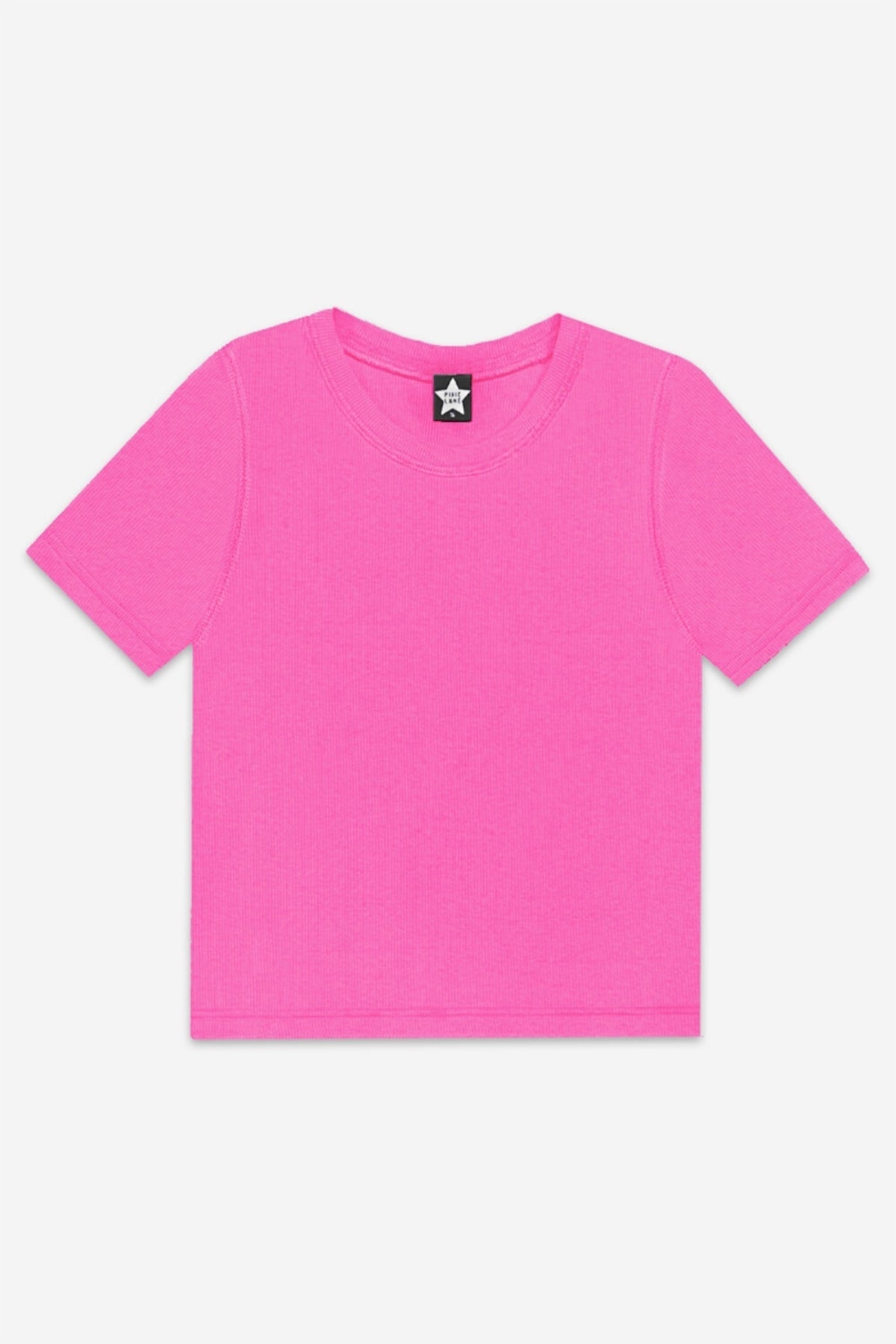 Ultra-Soft Ribbed Fitted Tee - Petal Pink - NEW!