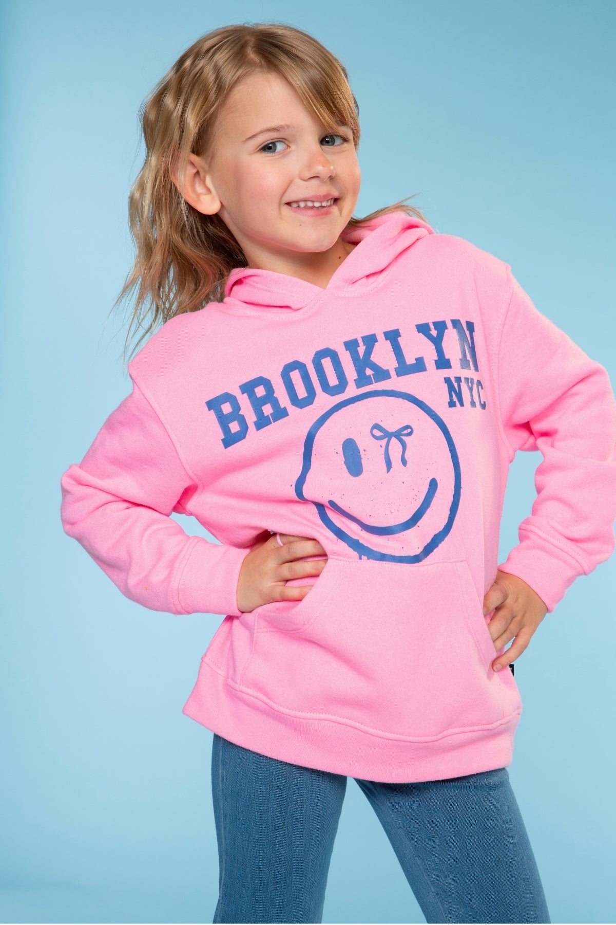 Cotton Soft Oversized Long Sleeve Hoodie - Lilac Bow Love