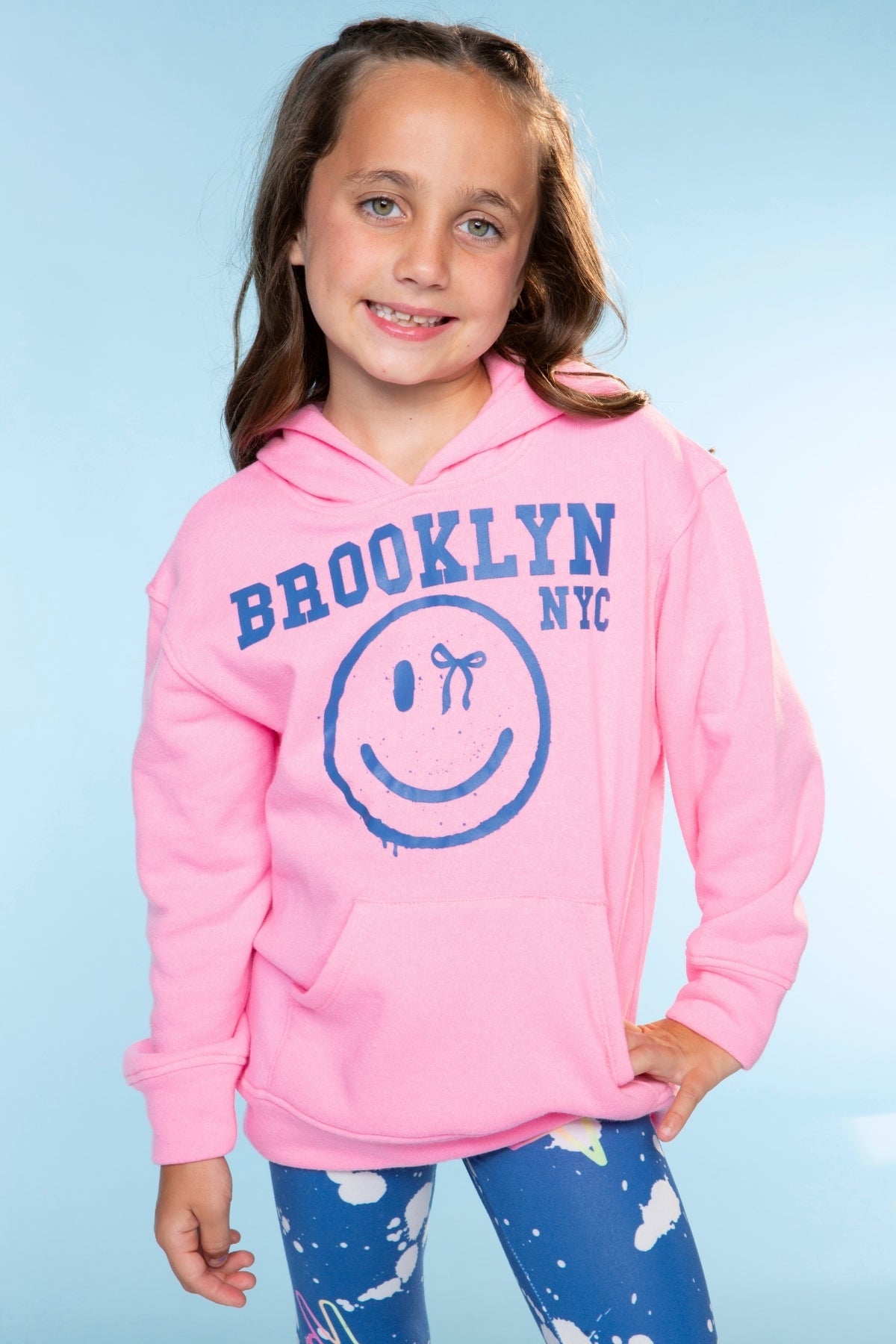 Cotton Soft Oversized Long Sleeve Hoodie - Lilac Bow Love