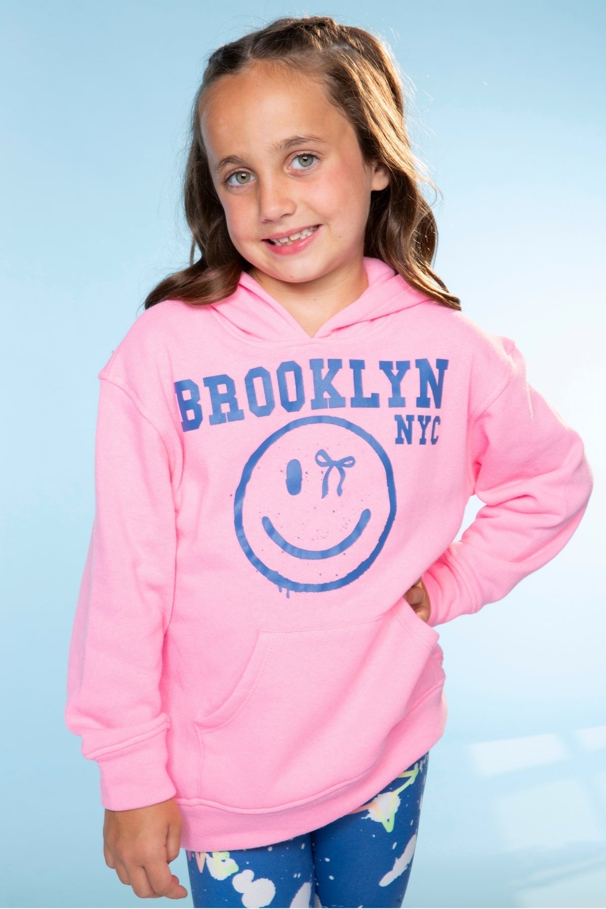 Cotton Soft Oversized Long Sleeve Hoodie - Lilac Bow Love