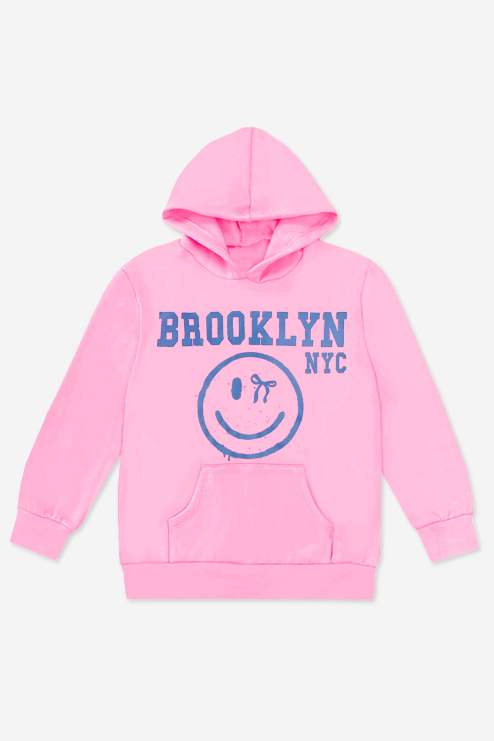 Cotton Soft Oversized Long Sleeve Hoodie - Lilac Bow Love