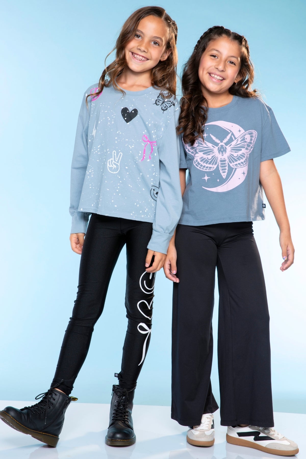 High Shine Long Legging - Silver Glitter