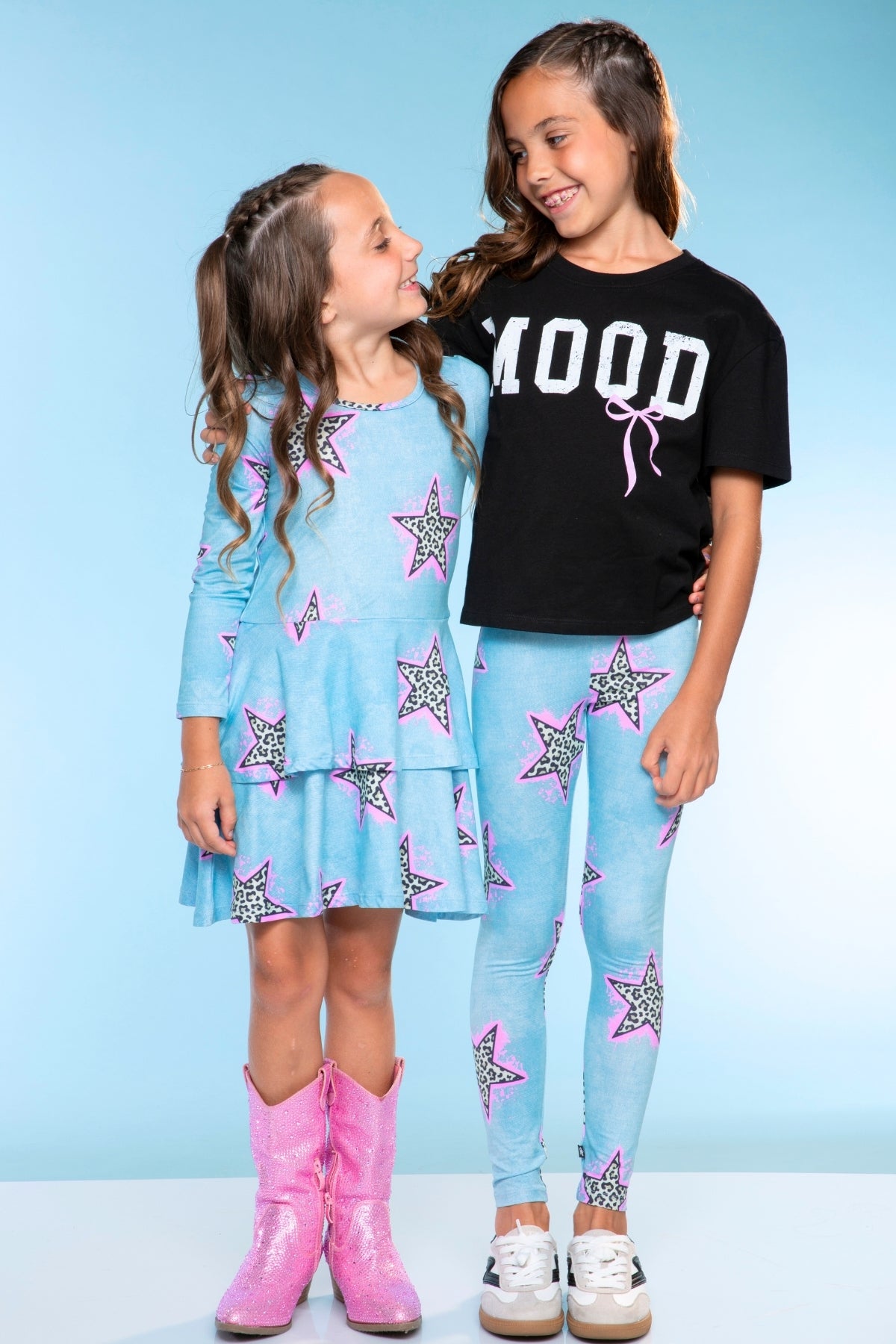 Simply Soft Long Legging - Purple Graffiti Rainbow